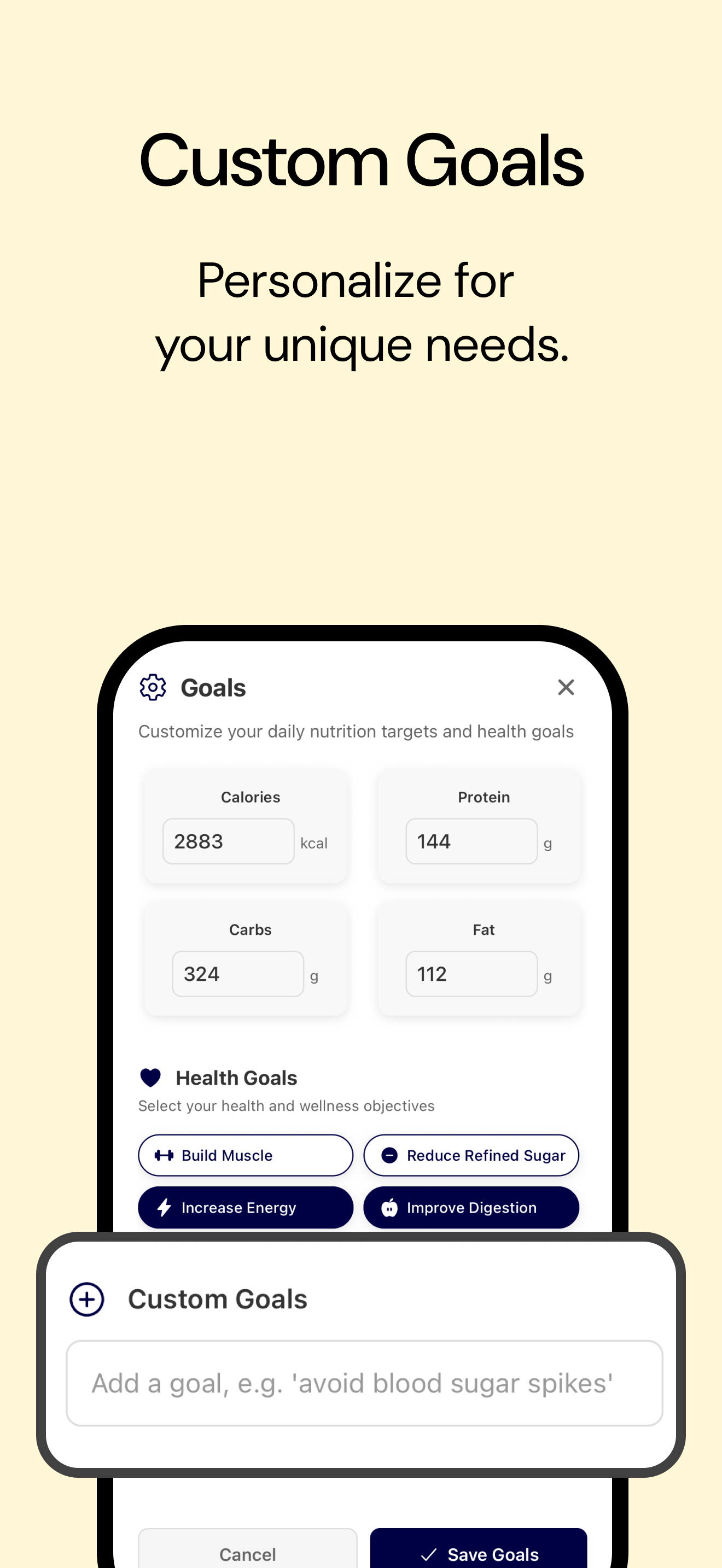 AI Nutrition Coach